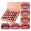 6Pcs Matte Liquid Lipstick Makeup Set, Matte liquid Long-Lasting Wear Non-Stick Cup Not Fade Waterproof Lip Gloss (Set B) view 1