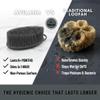 Silicone Body Scrubber for Shower - Gentle Exfoliating Back Scrubber with Soft Bristles - Avilana Premium Dual Sided Bath Brush Massage - Loofah Alternative for Sensitive Skin - Gift Women Men view 3