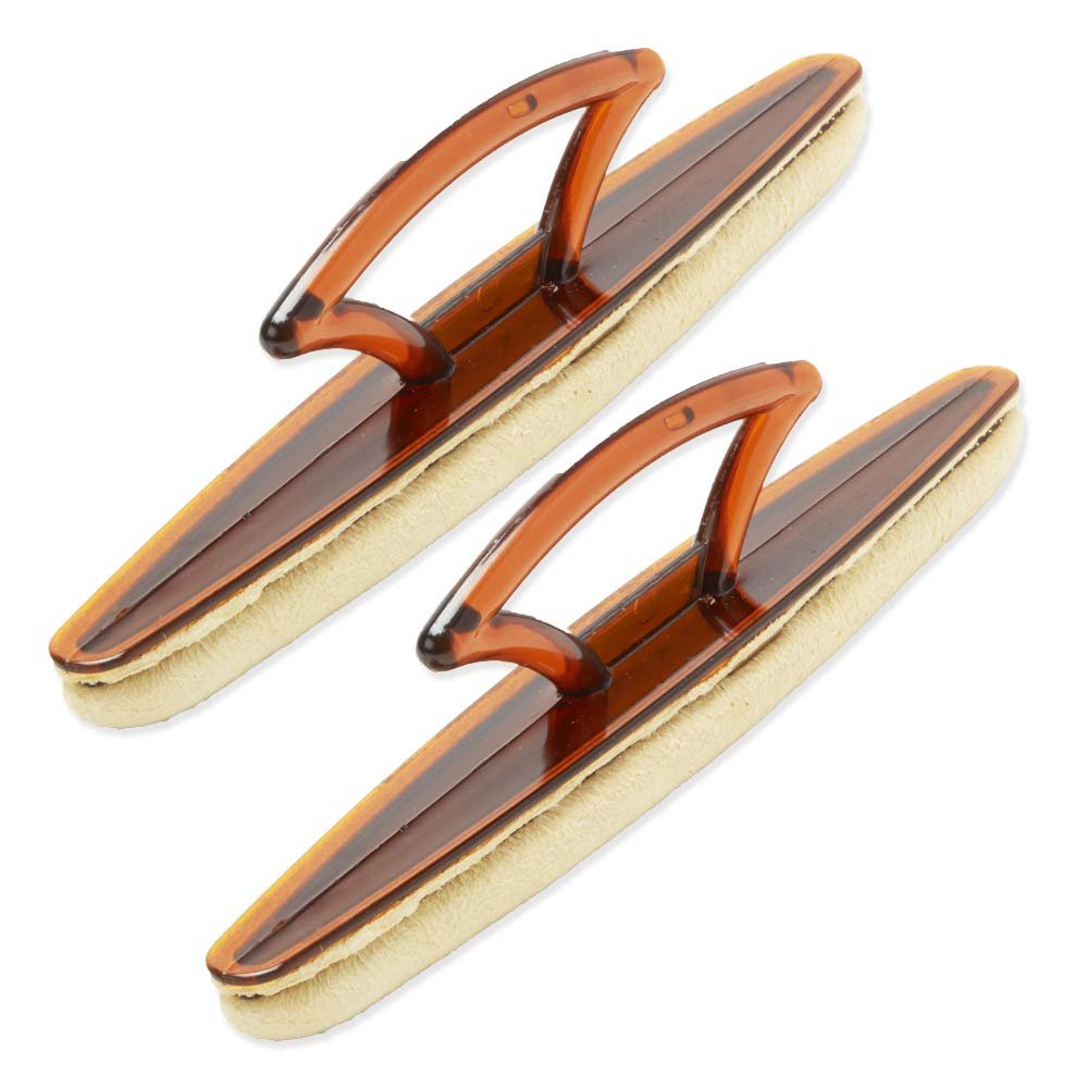 SuperNail Winning Nails 7" Chamois Nail Buffer  High-Shine Nail Polishing for Natural Nails, 2 Pack