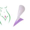 Bikini Trimmer Shaver for Women, Women Dedicated Privates Shaver, Pubic Hair Razor and Bikini Shaving Stencil, Female Intimate Shaping Tool(Tool A-Triangle Only) view 2