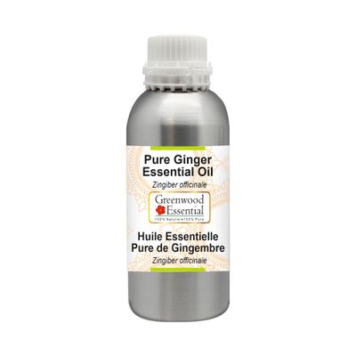 Greenwood Essential Pure Ginger Essential Oil (Zingiber officinale) Steam Distilled 630ml (21.3 oz)