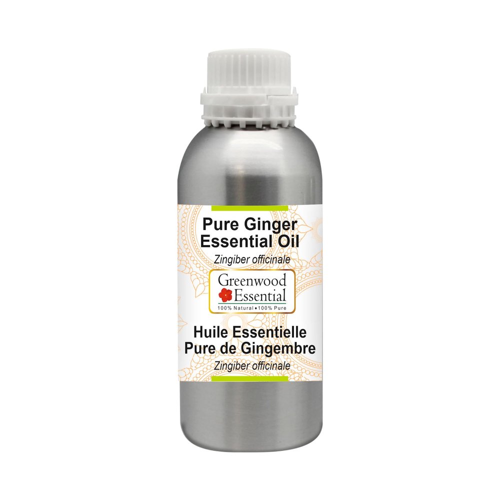 Greenwood Essential Pure Ginger Essential Oil (Zingiber officinale) Steam Distilled 630ml (21.3 oz)