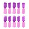 45 pcs Hair Perm Rods Hair Curlers Rollers Wave Heat Perm Rod Curlers Styling Tool for Salon Home Purple and Pink view 1