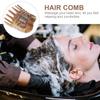 Natural Horn Comb Scalp Portable Massage Hair Smoothing Comb GuaSha Tool for Girls Ladies Men view 3