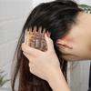 Natural Horn Comb Scalp Portable Massage Hair Smoothing Comb GuaSha Tool for Girls Ladies Men view 4