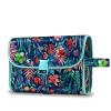 Fintie Portable Toiletry Cosmetic Travel Bag, Large Water Resistant Hanging Makeup Organizer Storage Pouch Case for Women Girls (Jungle Night) view 1