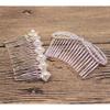 5 PCS 20 Teeth Metal Wire Hair Combs Hair Clip Bridal Wedding Veil Combs for Women Silver view 3
