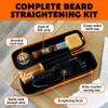 Tame the Wild Premium Beard Grooming Kit - Heated Beard Brush, Straightener Comb, Heat Protectant Spray, Beard Soap, Balm, Wooden Comb, and Storage Case view 2