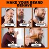 Tame the Wild Premium Beard Grooming Kit - Heated Beard Brush, Straightener Comb, Heat Protectant Spray, Beard Soap, Balm, Wooden Comb, and Storage Case view 4