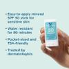 Blue Lizard Sunscreen Stick Sensitive Mineral Sunscreen SPF 50+ Zinc Oxide view 2