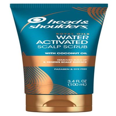 Head+Shoulders Royal Oils Scalp Scrub 3.4 Ounce Tube (100ml) (Pack of 2)