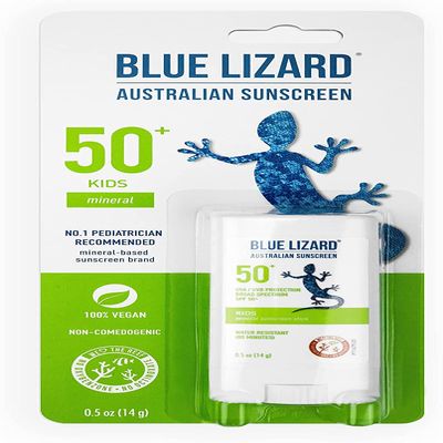 Blue Lizard Spf#50+ Kids Stick Australian Sunscreen 0.5 Ounce (Pack of 2)