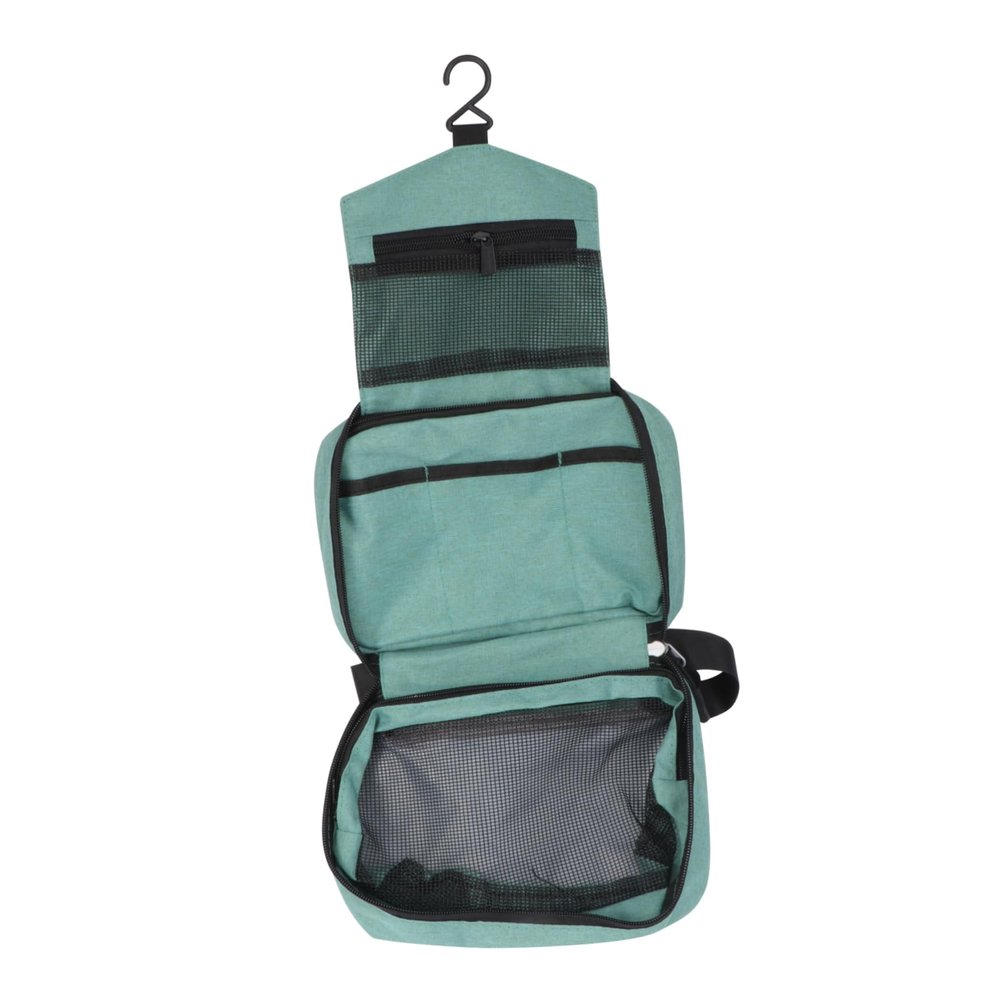 BESPORTBLE 1pc Hanging Travel Wash Bag Large Capacity Portable Cosmetic Organizer for Toiletries for Home Camping Gym and Business Trips Light Green