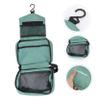 BESPORTBLE 1pc Hanging Travel Wash Bag Large Capacity Portable Cosmetic Organizer for Toiletries for Home Camping Gym and Business Trips Light Green view 2