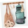BESPORTBLE 1pc Hanging Travel Wash Bag Large Capacity Portable Cosmetic Organizer for Toiletries for Home Camping Gym and Business Trips Light Green view 3