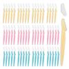 Dermaplane Razor, 60 Pcs Face Razors for Women and Men, Multipurpose Eyebrow Razor, Dermaplaning Tool for Face by MoHern Multi-Color view 1