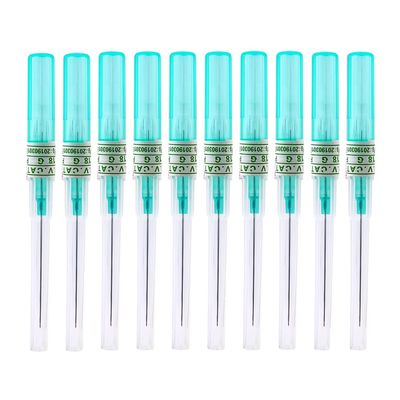 Piercing Needles 10pcs Ear Nose Piercing Needles IV Catheter Needles for Piercing Sterilised Body (18G-1)
