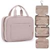 BAGSMART Large Toiletry Bag Travel Bag with Hanging Hook, Water-resistant Makeup Cosmetic Bag Travel Organizer for Accessories, Shampoo, Full Sized Container, Toiletries view 1