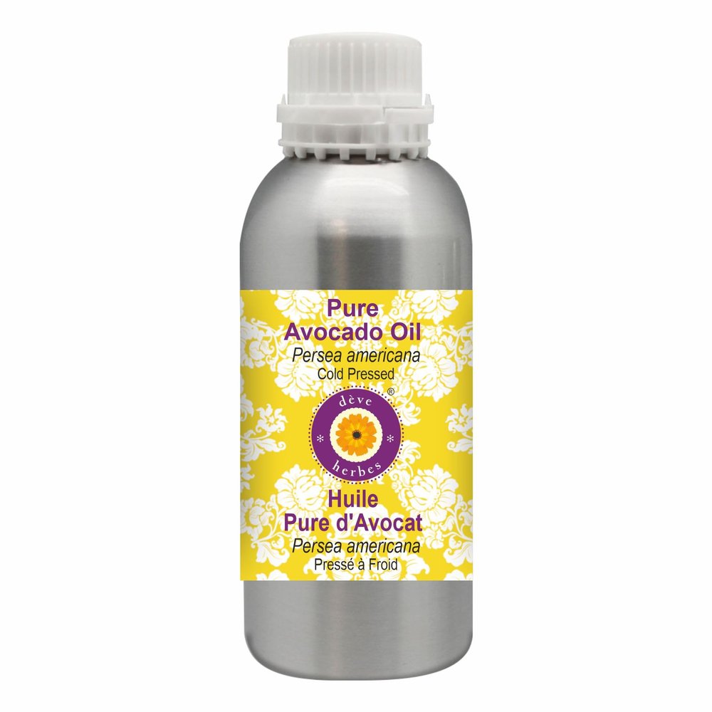 dve herbes Pure Avocado Oil (Persea Americana) Cold Pressed 300ml (10 oz)