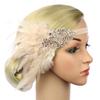 1920s Flapper Accessories for Women, Great Gatsby Headpiece Art Deco Headband 1920 Grsby Hair Accessories Champagne view 4