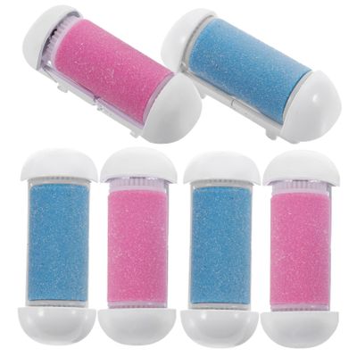 6pcs Replacement Roller Heads Foot Grinding Device Foot Care Tool