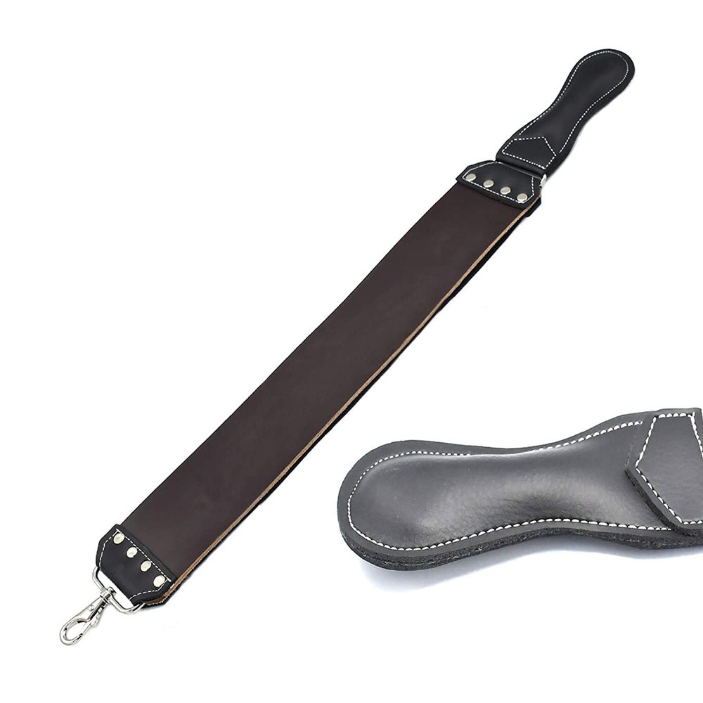 Laja Imports Large Real Leather Strop Belt 20" X 3" Straight Cut Throat Razor Blt-25 for Educational Use