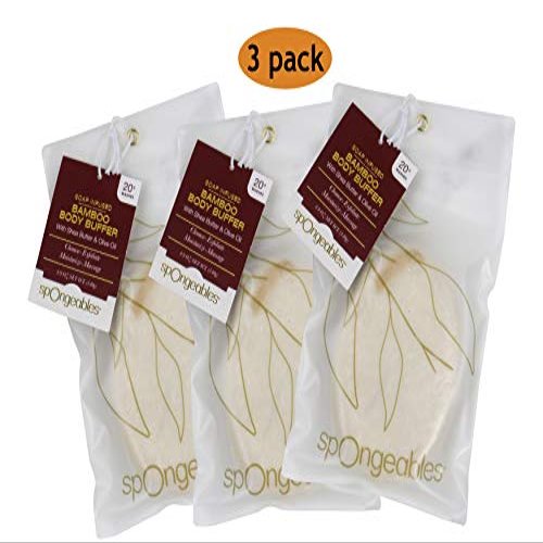 Spongeables Pedi-scrub Foot Buffer, The Soap is In The Sponge, Contains Peppermint and Tea Tree Oil, Foot Exfoliating Sponge, 20+ Washes, Mint Scent, 2 Ounce Sponge, Pack Of 3, 3 Count