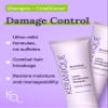 Keranique Damage Control Set for Thinning Hair - Shampoo and Conditioner for Damaged Hair, Follicle Booster Serum, Lift & Repair Spray - Keratin Enriched Repair Products for Women with Dry, Thin Hair view 3