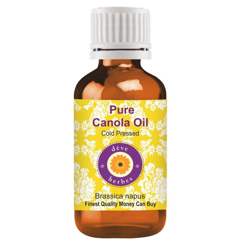 Deve Herbes Pure Canola Oil (Brassica Napus) Cold Pressed 15ml (0.50 oz)