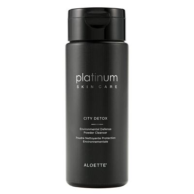 Aloette City Detox Environmental Defense Powder Cleanser, Charcoal Infused Powder Cleanser, Sulfate & Cruelty Free, 1.7 Fl Oz