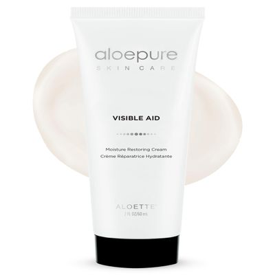 Aloette Face Moisturizer Cream - Daily Body & Facial Skin Care Products with Aloe Vera & Vitamin E - Skin Moisturizer Face Lotion Hydrates & Rejuvenates Dry to Normal Skin, Gluten Free - 2 Fl Oz