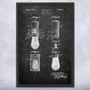 Framed Shaving Brush Print, Barber Shop Art, Barber Gift, Bathroom Decor, Stylist Gift, Salon Wall Art, Shaving Gift Dark Concrete (8x10) view 1