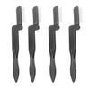 Beaupretty 4pcs Foldable Eyebrow Combs Plastic Handle and Stainless Steel Teeth Eyebrow Tools for Separation and Grooming Portable Beauty Accessories Go Use view 1