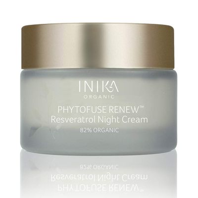 INIKA - Organic Phytofuse Renew Resveratrol Night Cream | Vegan, Non-Toxic Beauty (1.7 oz | 50 mL)