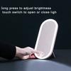Travel Makeup Bag Organizer with LED Light Mirror, Makeup Organizer/Train Case Portable Cosmetic/Jewelry Organizer for Women view 3