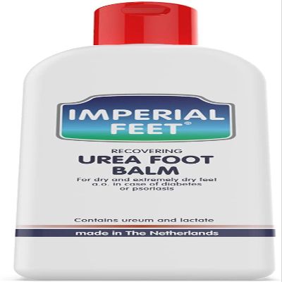 Imperial Feet Urea Foot Balm - Natural Urea Cream for Foot Care, Cracked Heel Repair, Rough Skin, Dryness, Calluses - Cleansing, Exfoliant - Wild Herb Extract - 5.07oz