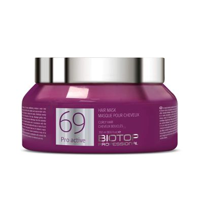 Biotop Professional 69 Pro Active Hair Mask for Curly and Wavy Hair Types 11.8 oz