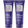 LOreal Paris EverPure Sulfate Free Brass Toning Purple Shampoo and Conditioner Set for Blonde, Bleached, Silver, or Brown Highlighted Hair, 1 Kit view 1