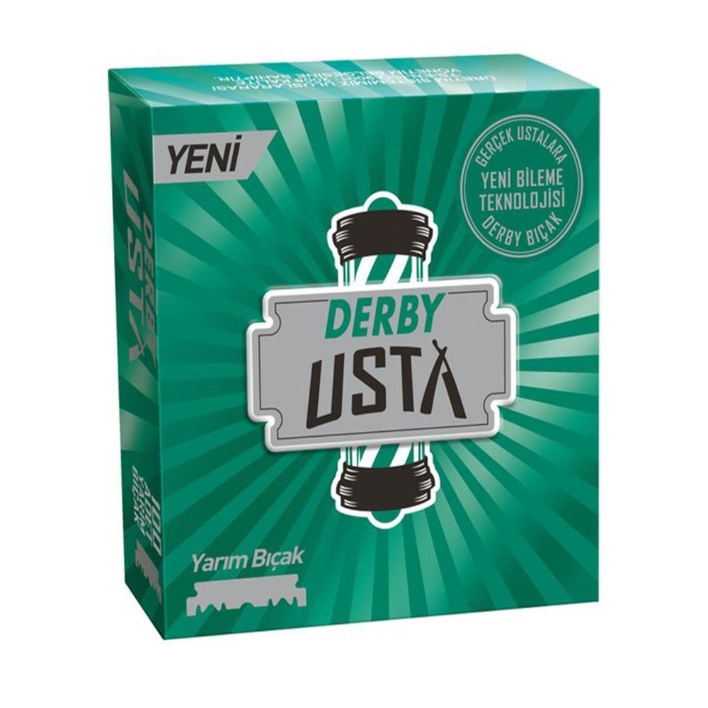 Derby USTA Single Edge half Shaving Blades For Straight Razors Barber Salon