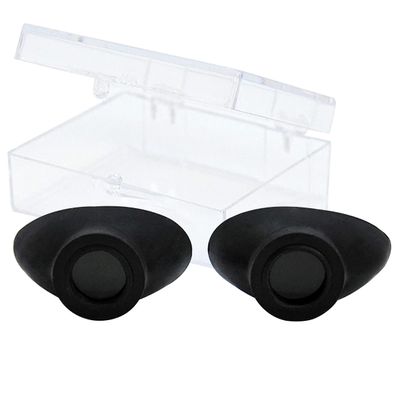 Super Sunnies Slim Flex UV Eye Protection FDA Compliant Eyeshields, Tanning Bed Goggles, Red Light Therapy Glasses - Black
