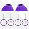Super Sunnies Slim Flex UV Eye Protection FDA Compliant Eyeshields, Tanning Bed Goggles, Red Light Therapy Glasses - Purple view 3