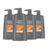 DOVE MEN+ CARE 2-in-1 Shampoo + Conditioner Thick + Strong 4 count for Fortifying Hair from Root to Tip, with Calcium, 25.4 oz view 1