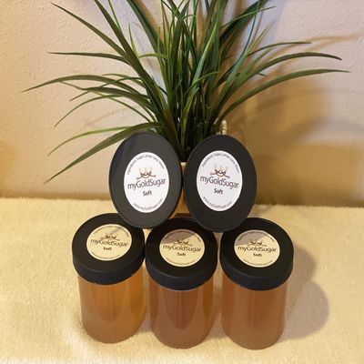 5 PACK - 32oz My Gold Sugar - Sugaring for Hair Removal (Medium-Soft)