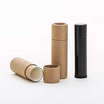 9 mL Kraft Paperboard Lip Balm/Salve/Cosmetic/Lotion Tubes x50