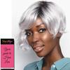 Vee Wig Color Marble Brown-R - Rene of Paris Wigs 7.5" Short Light Wavy Pixie Lace Front Monofilament Top Synthetic Bob Curly Twist 5.5" Fringe African American Bundle MaxWigs Hairloss Booklet view 3