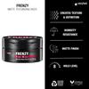 SexyHair Style Frenzy Matte Texturizing Paste, 2.5 Oz | Fullness, Texture and Definition | Helps Create Bulk | Semi-Matte view 4