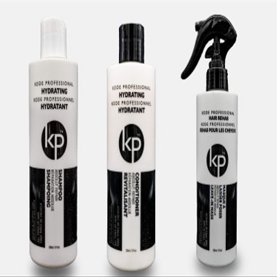 3pc Rehab Bundle: Hydrating Shampoo, Hydrating Conditioner and Hair Rehab Bundles (8oz Rehab)