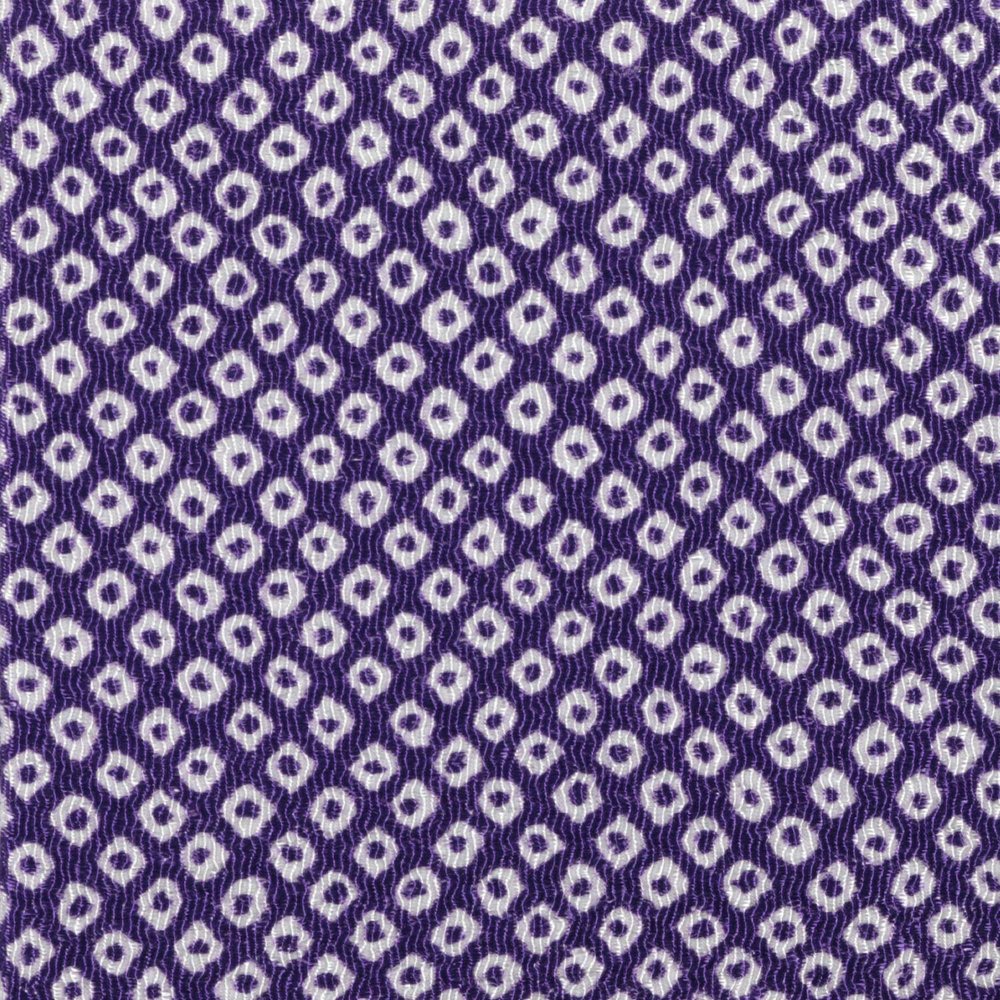 NBK Crepe Yuzen Piercing Piercing, Blue, Width Approx. 27.6 x 6.6 ft (70 x 2 m) Cut Y020-16-2M