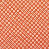 NBK Jirimen Yuzen Piercing Piercing Orange, Width Approx. 27.6 inches (70 cm) x 3m Cut Y020-06-3M view 1