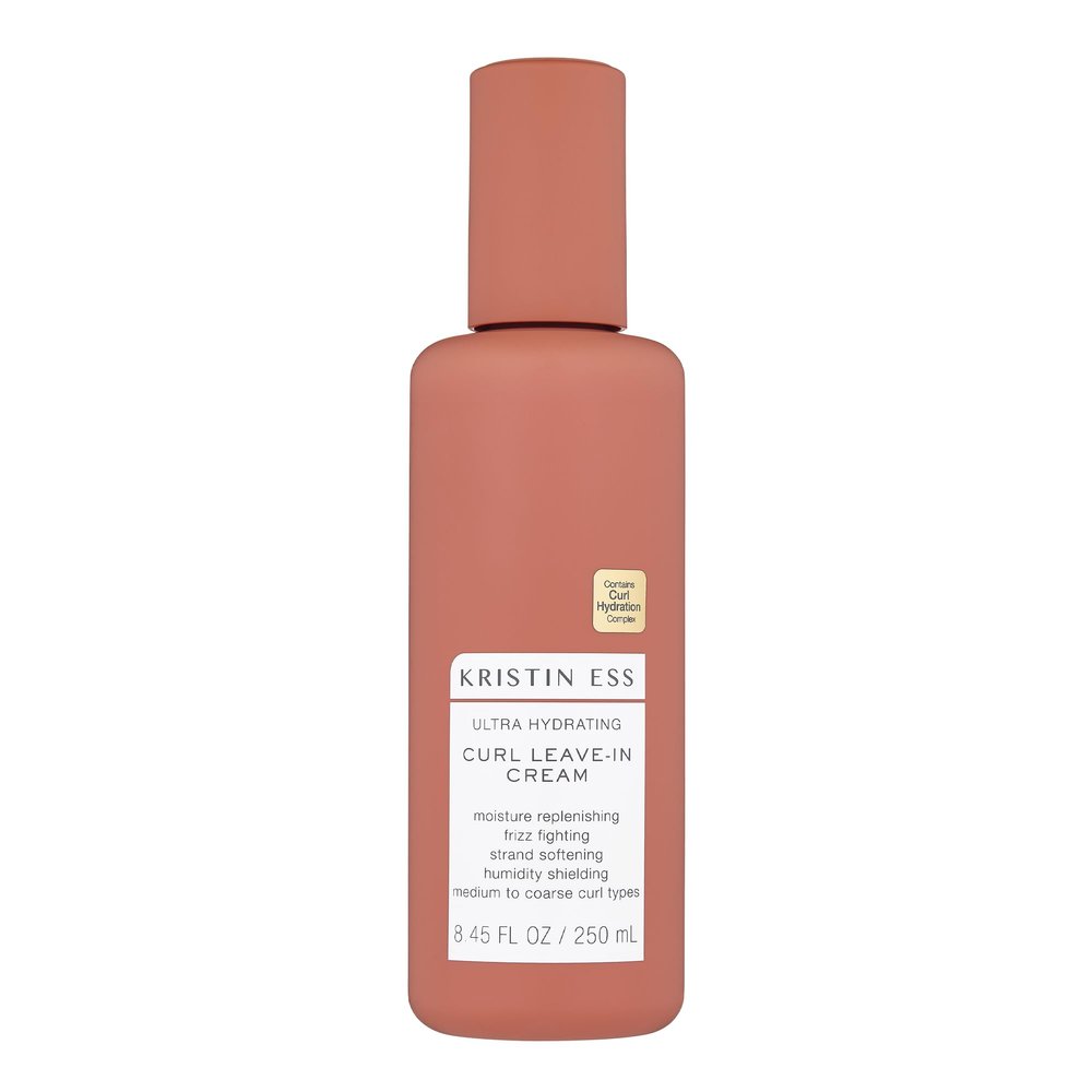 Kristin Ess Hair Ultra Hydrating Curl Leave-In Cream for Curly Hair with Frizz Control, 8.45 fl oz